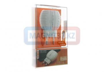 СЗУ microUSB moXom MX-HC02 2,4А 2в1