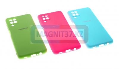 Чехол задник Siliconе Case (цветной) для Samsung A01 core (2020)