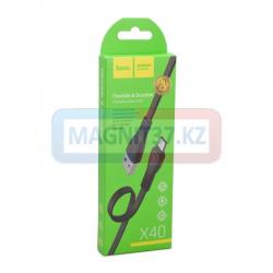 Кабель microUSB hoco X40
