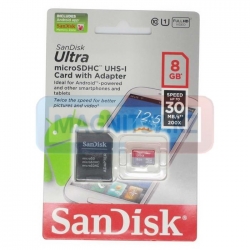 MicroSD  Sandisk  8Gb  10 Class