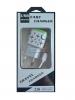 СЗУ microUSB FAST CHARGER светящиеся 2.1А