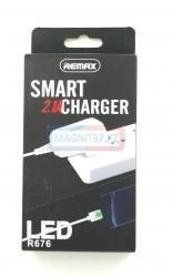 СЗУ microUSB Remax Led R676 (цельное)