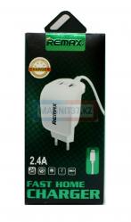 СЗУ microUSB Remax 2.4A (цельное)