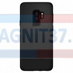 Чехол задник для Samsung A7(2018) гель черный матовый