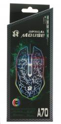 Мышь проводная Optical Mouse А70