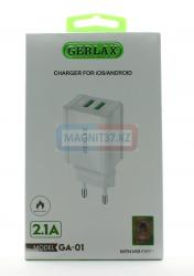 СЗУ microUSB Gerlax GA-01 2.1A (цельное)