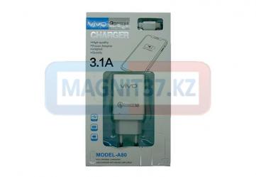 СЗУ microUSB Vivo A-80 3.1A 2в1