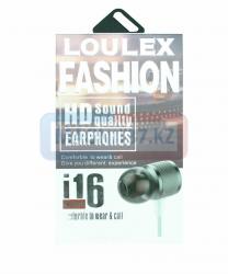 Наушники Loulex Fashion i16 вакуумные без микрофона