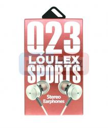 Наушники Loulex Sports Q23 вакуумные без микрофона