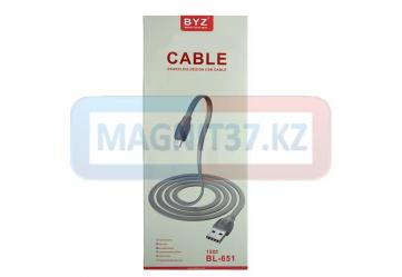 Кабель microUSB BYZ BL-651